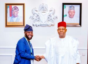 Hon Paff with Vice President Kashim Shettima