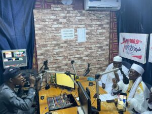 Sheik Kajola during the live program 